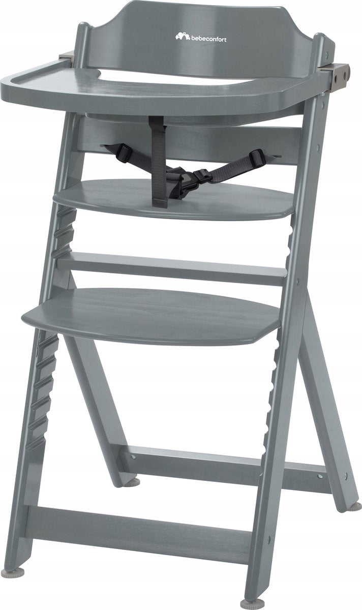 BEBE CONFORT TIMBA WOODEN HIGH CHAIR WAM GREY (without insert) Brand Bébé Confort