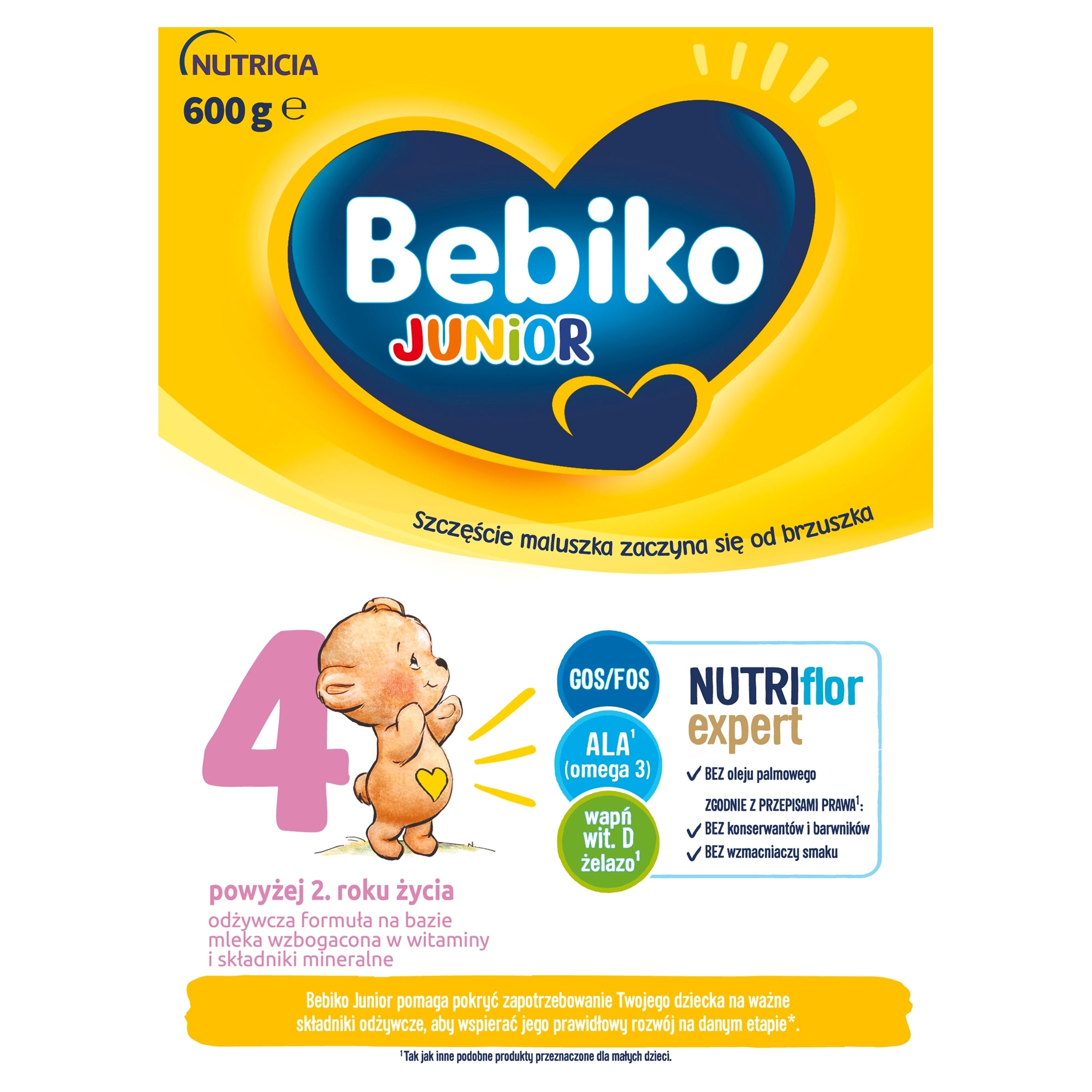 BEBIKO JUNIOR 4 NUTRIFLOR EXPERT MILK NEXT 600G Manufacturer code BEBIKO