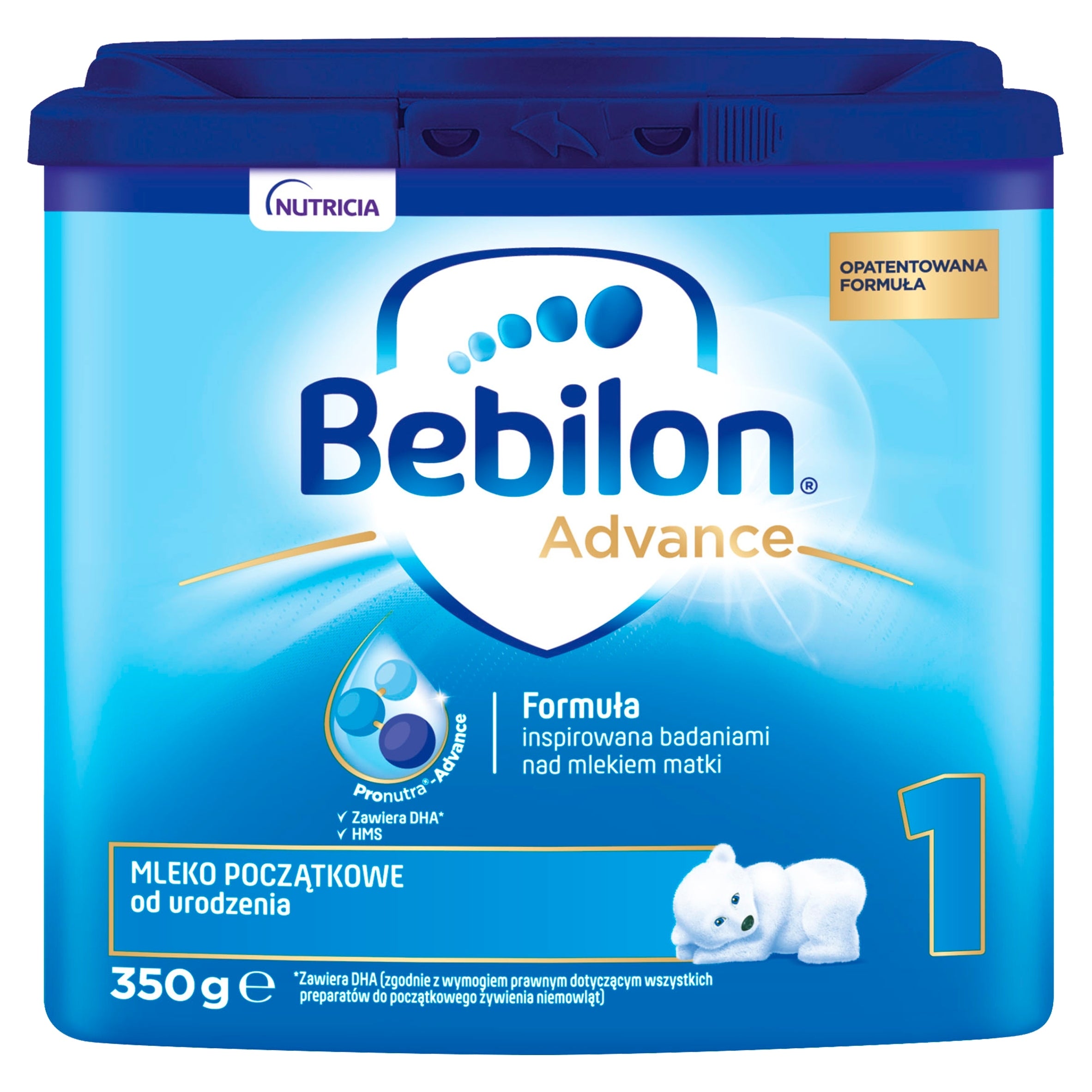 BEBILON ADVANCE PRONUTRA 1 INITIAL MILK FOR BABIES FROM BIRTH 350g Packaging status original