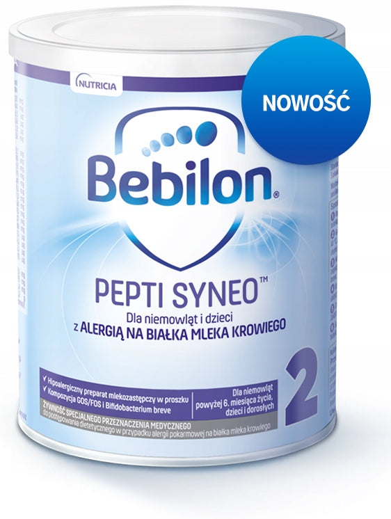 BEBILON PEPTI SYNEO2 400 gram BABY MILK WITH MILK PROTEIN ALLERGY EAN (GTIN) 5900852000430