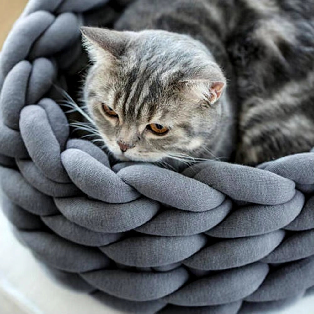 BED BRAIDED BRAID FOR CAT BEAUTIFUL PASTEL COLORS Brand no brand