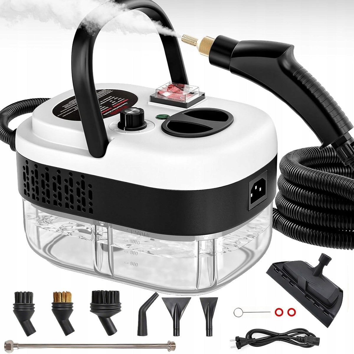 BED BUG STEAMER STEAM CLEANER FOR INSECTS STEAMER WINDOWS 11ELEMENTS 3BAR Power 2500 W