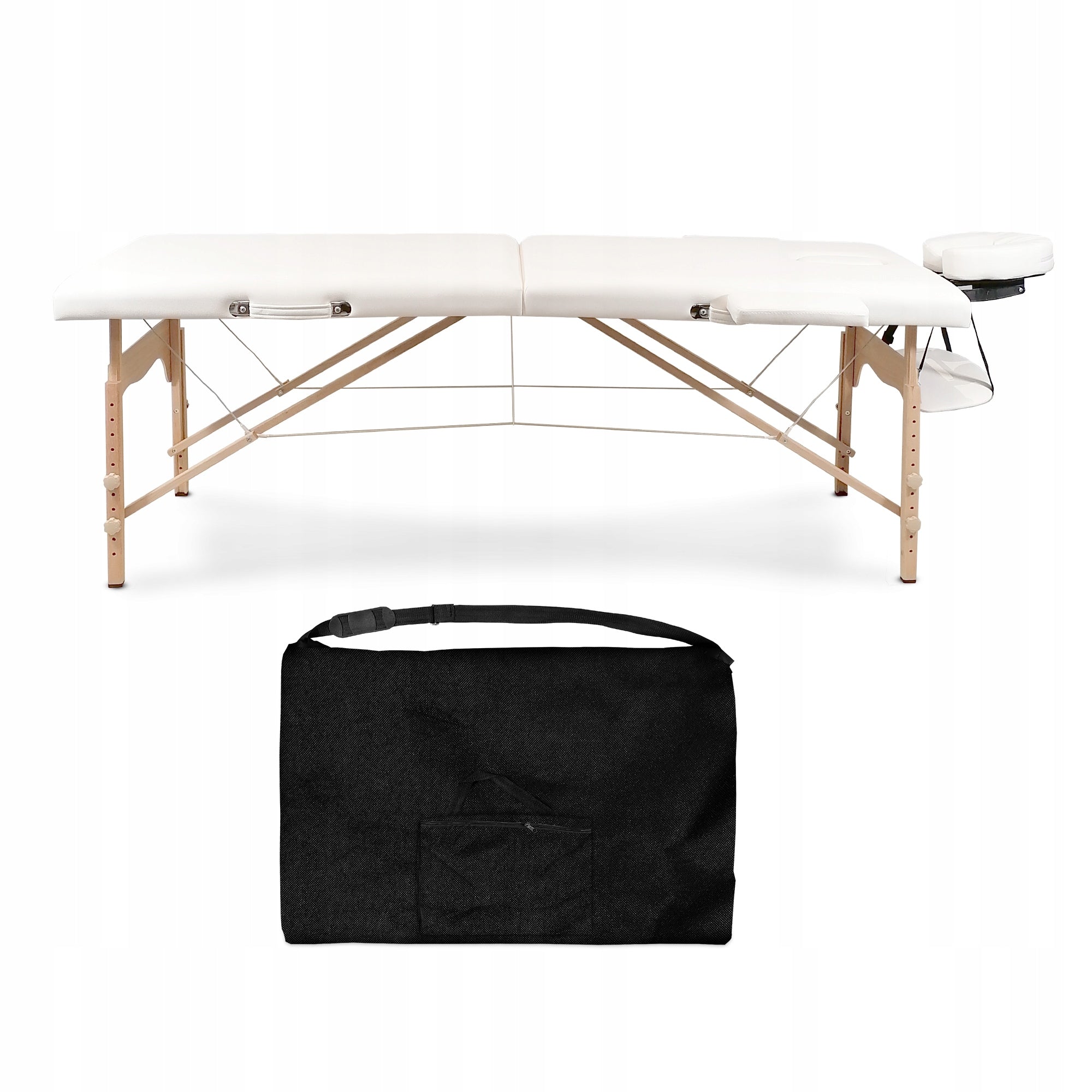 BED EYELASH MASSAGE TABLE FOLDING PORTABLE LIGHTWEIGHT HEIGHT ADJUSTMENT 70cm