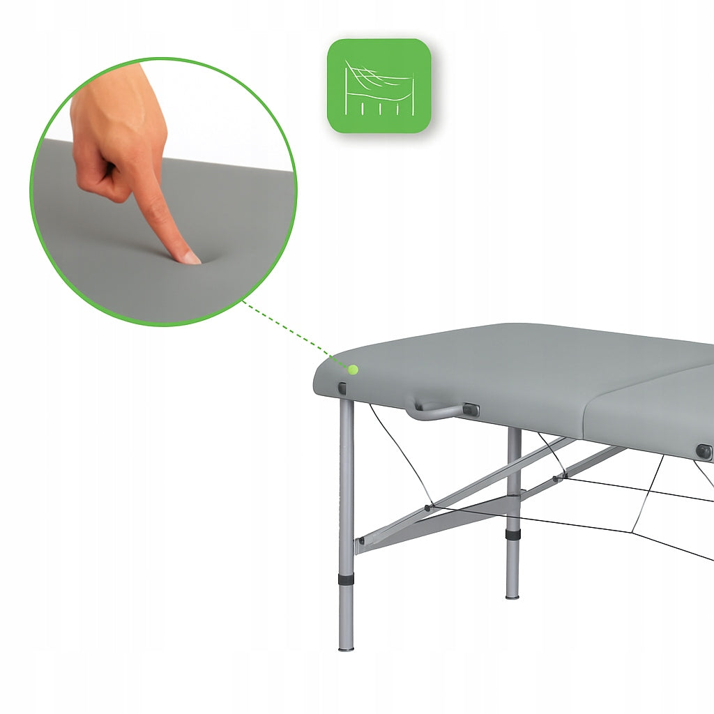 BED MASSAGE TABLE ALUMINUM FOLDING AERO ULTRALIGHT DURABLE HABYS Frame material aluminum