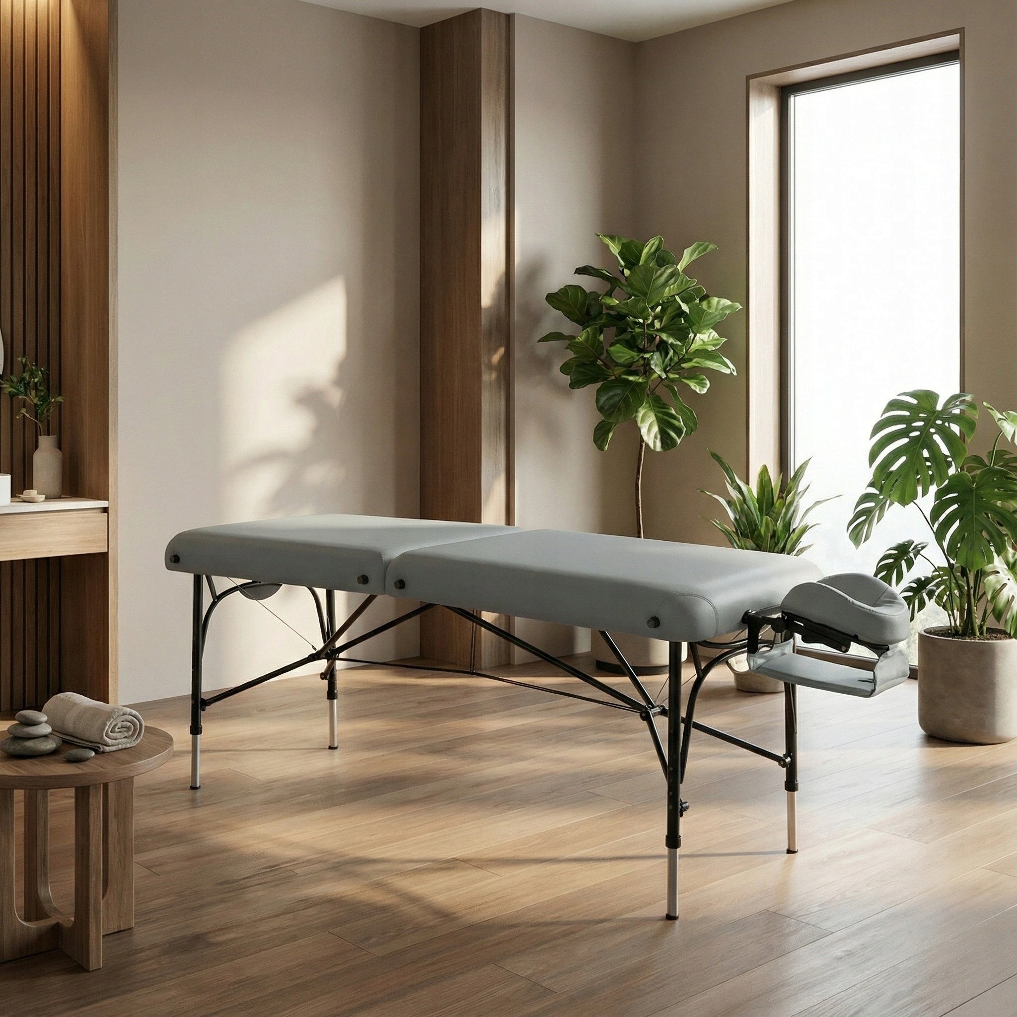 BED MASSAGE TABLE ALUMINUM FOLDING SMART HIGH STABILITY HABYS Brand Habys