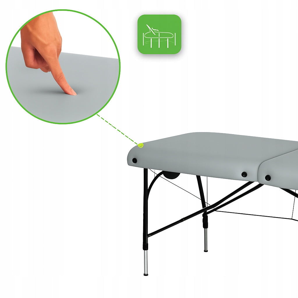 BED MASSAGE TABLE ALUMINUM FOLDING SMART HIGH STABILITY HABYS Frame material aluminum