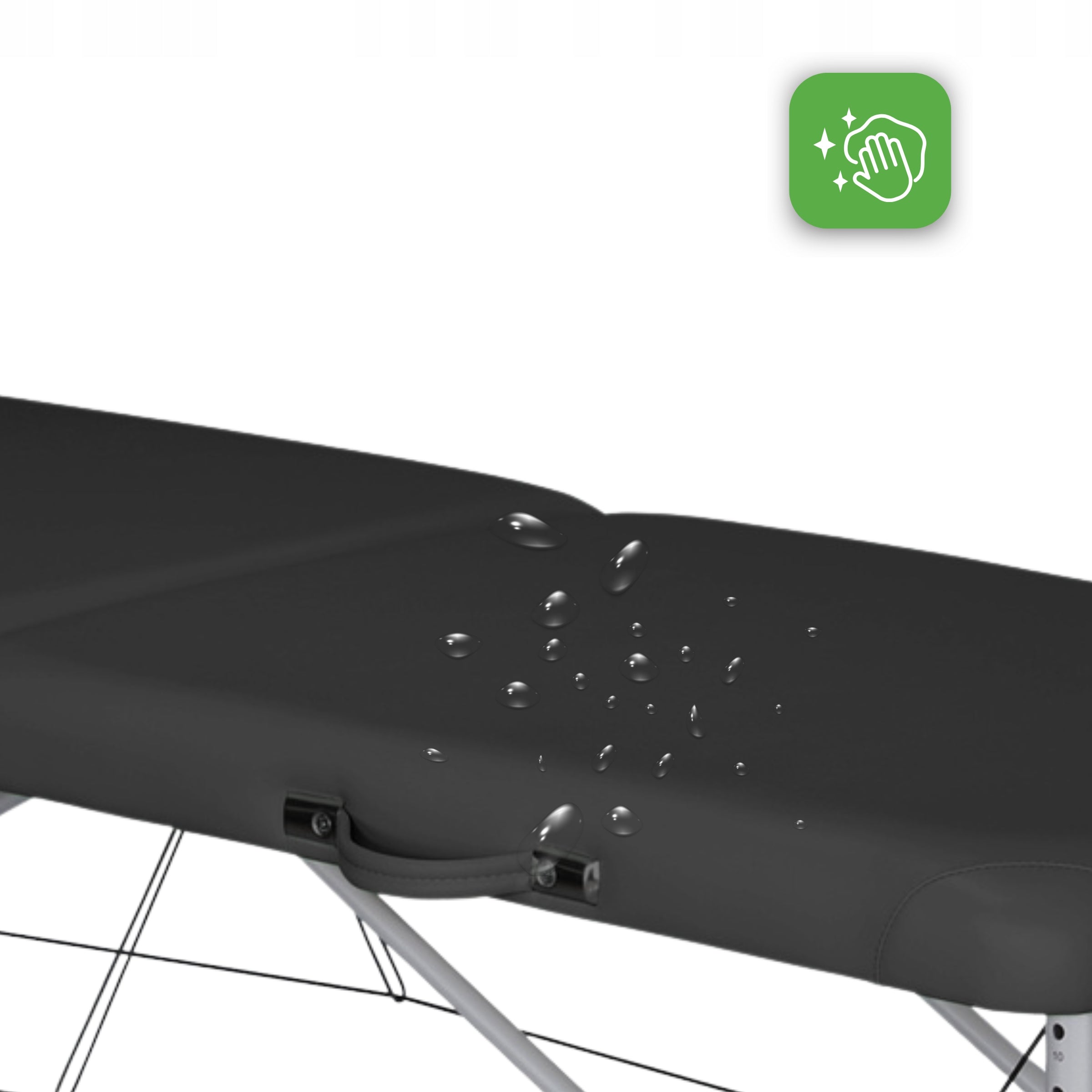 BED MASSAGE TABLE FOLDING ALUMINUM LIGHTWEIGHT DURABLE AERO 70 HABYS Color black