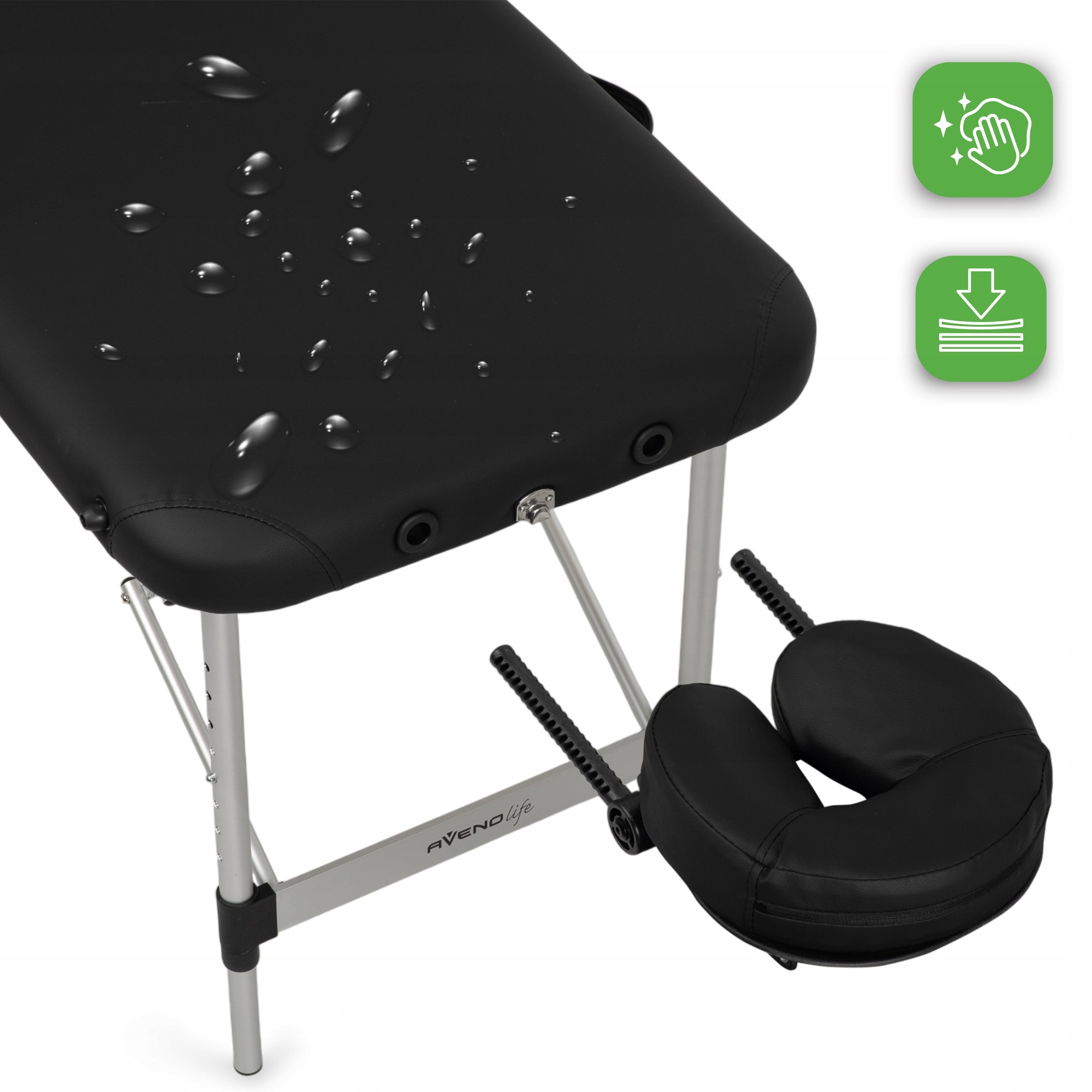 BED MASSAGE TABLE NINA FOLDING PORTABLE COVER HABYS LIGHT 10 KG Manufacturer of a medical device Habys