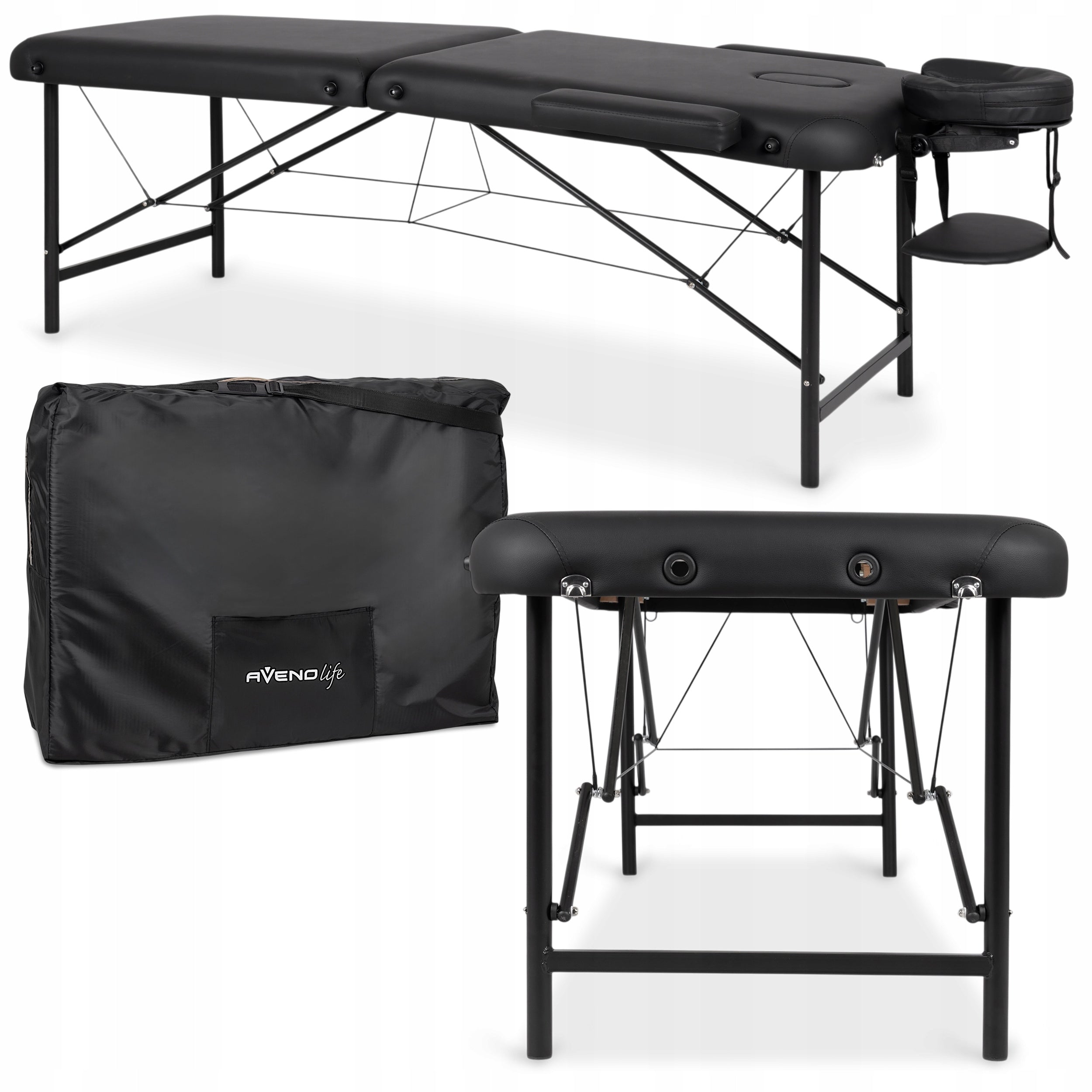 BED REHABILITATION MASSAGE TABLE FOLDING RICO 60 CM FIXED HEIGHT