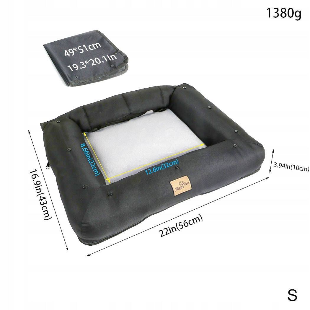 BED TRANSPORTER CAR SEAT FOR DOG Size S/M