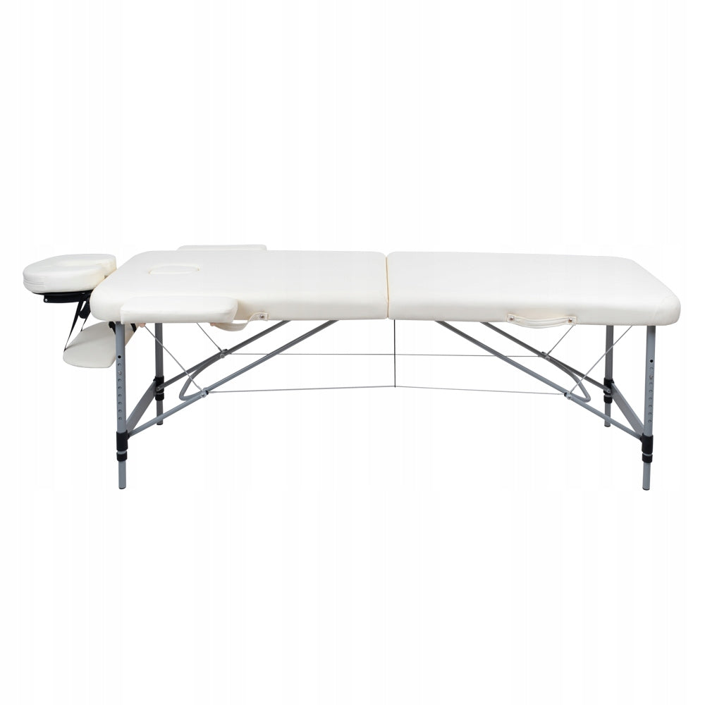 BED massage table inSPORTline MORRANI ALUMINUM FOLDING 250KG cream Kind folding table