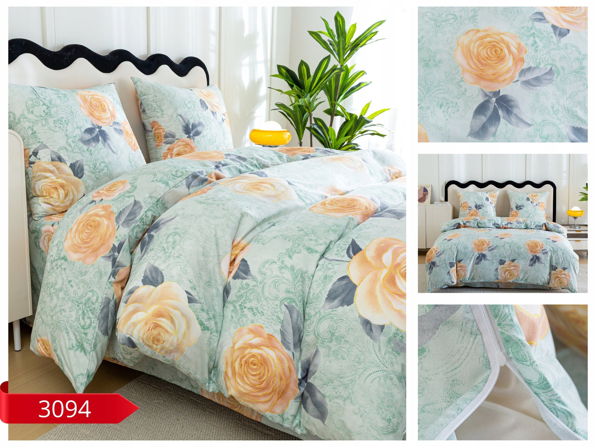 BEDDING 200x220 +2 PILLOWCASES 70x80 DOUBLE-SIDED BEDDING SET MINERALS Packaging status original