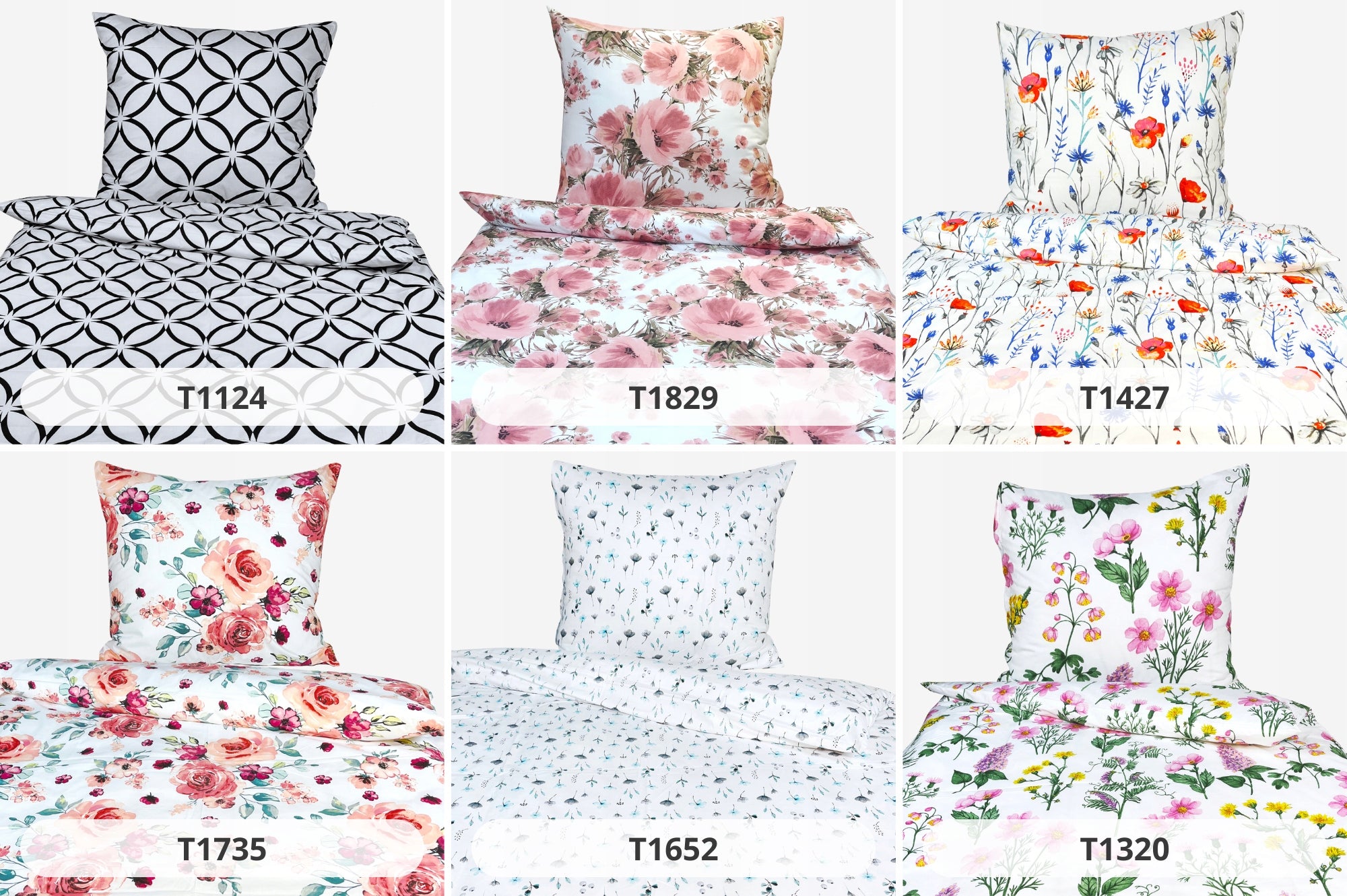 BEDDING SET 140x200 + 70x80 COTTON FOR GIFT COTTON Poland PATTERNS Comforter cover width 140 cm