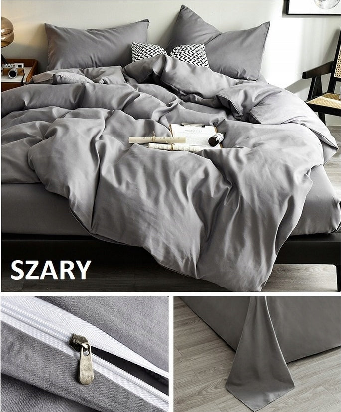 BEDDING SET 160x200 + 2 COLORS PILLOWCASES Material microfiber