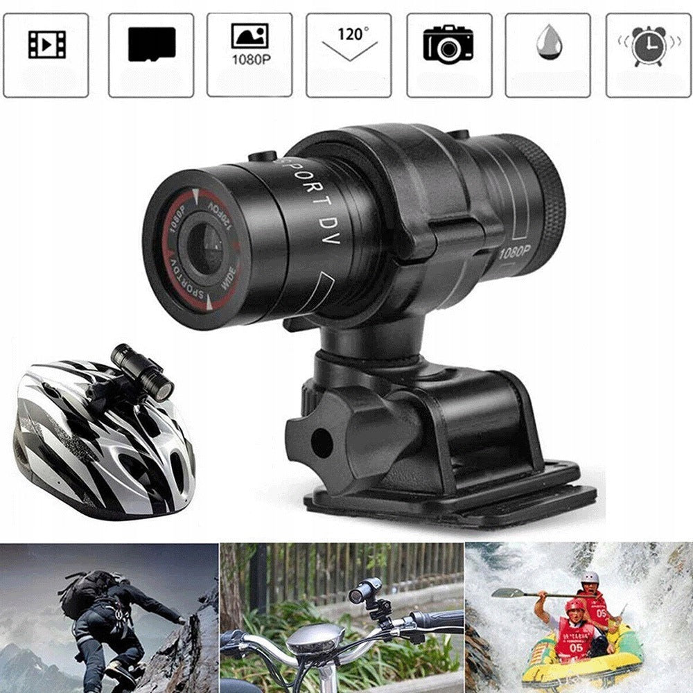 BEDEE Full HD Helmet Camera 1080P 120° 2h With Gift Mount Packaging status original