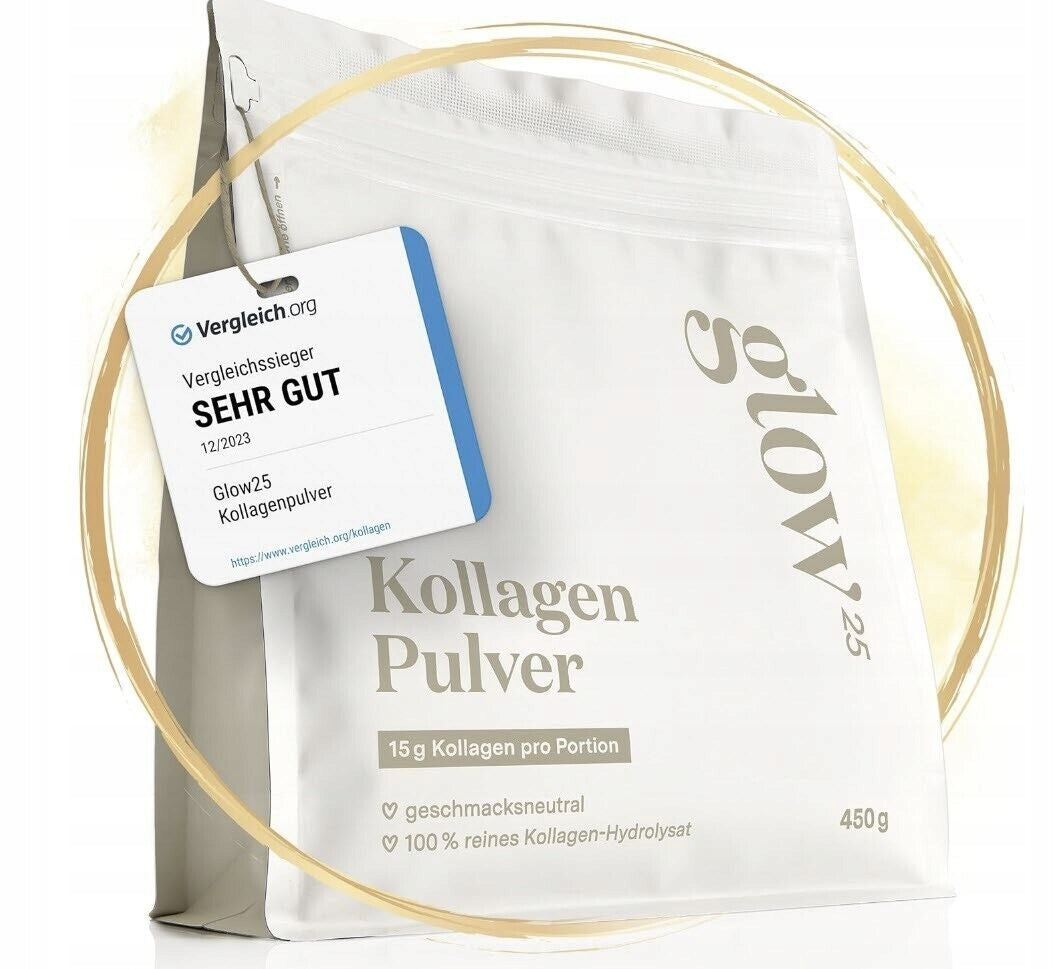 BEEF COLLAGEN Glow25 HYDROLYZATE UNFLAVOURED POWDER 450 g Manufacturer code XPI-MM-025_B2B_DE