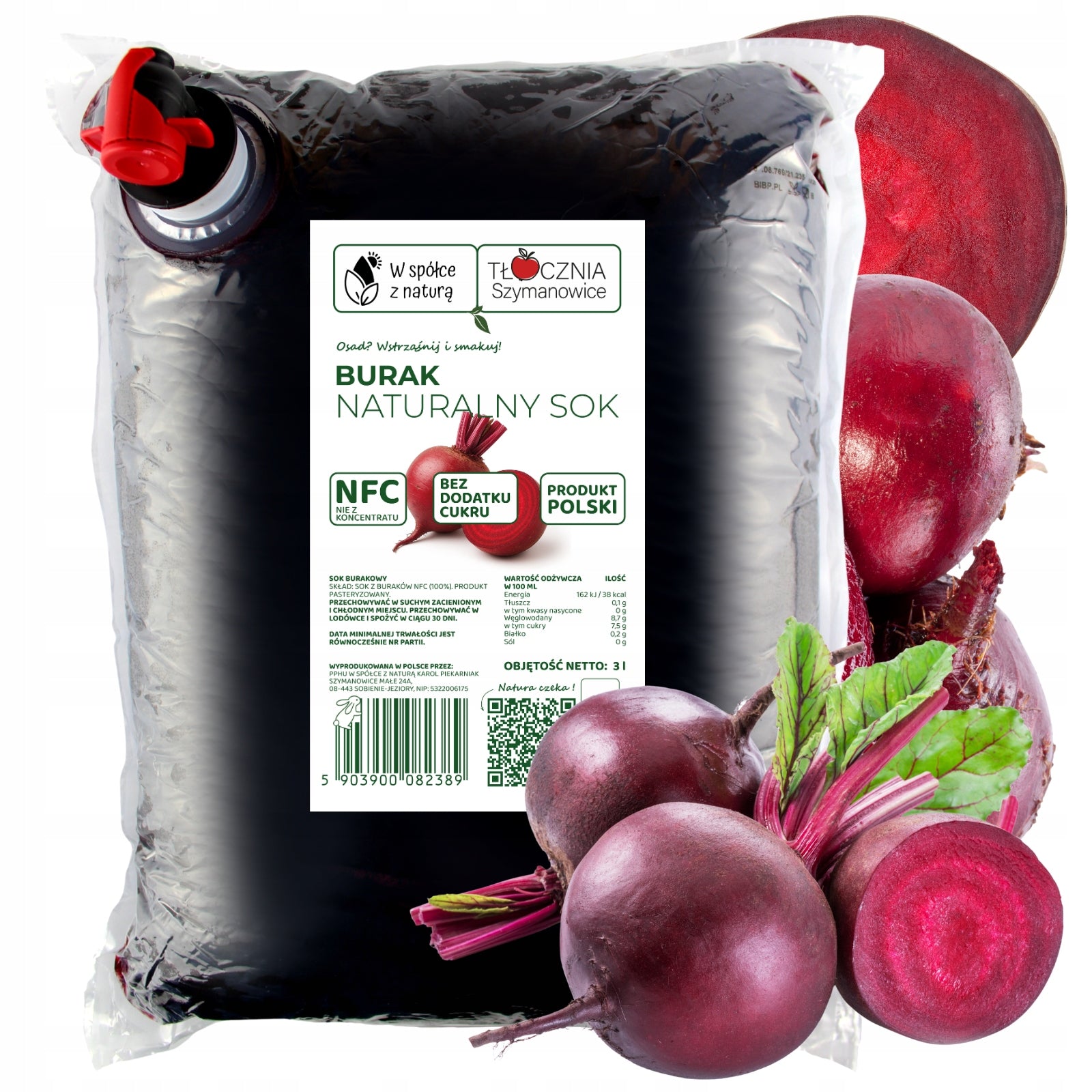 BEET JUICE 100% PRESSED BEET 3L FOR CHILDREN NFC