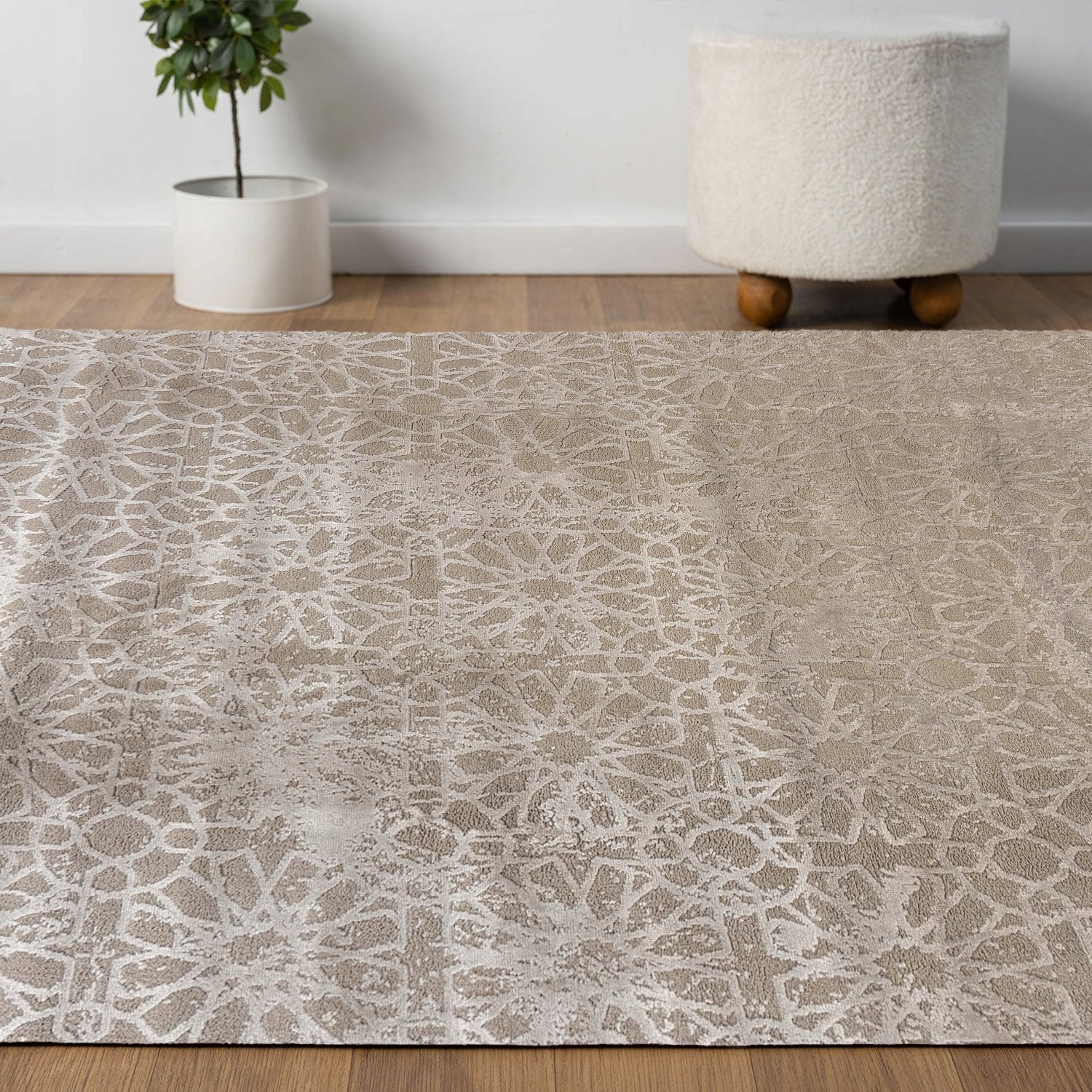 BEIGE CARPET 160X230 CM MODERN STYLE COSTA LIGHT FOR LIVING ROOM FOR BEDROOM Length 230 cm