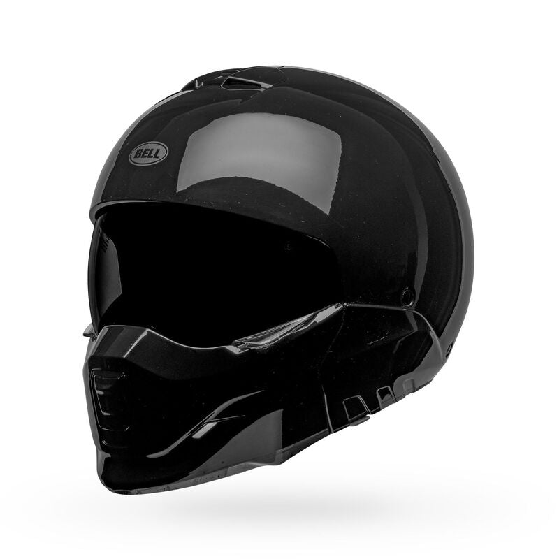 BELL BROOZER MODULAR HELMET SOLID GLOSS BLACK Size S