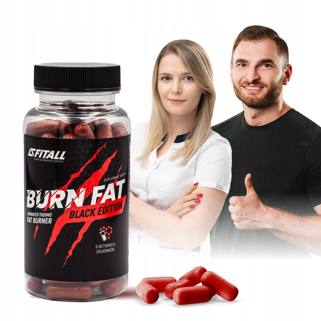 BELLY FAT BURNER STRONG BURN FAT BLACK + FREEBIES + TRAINING + DIET