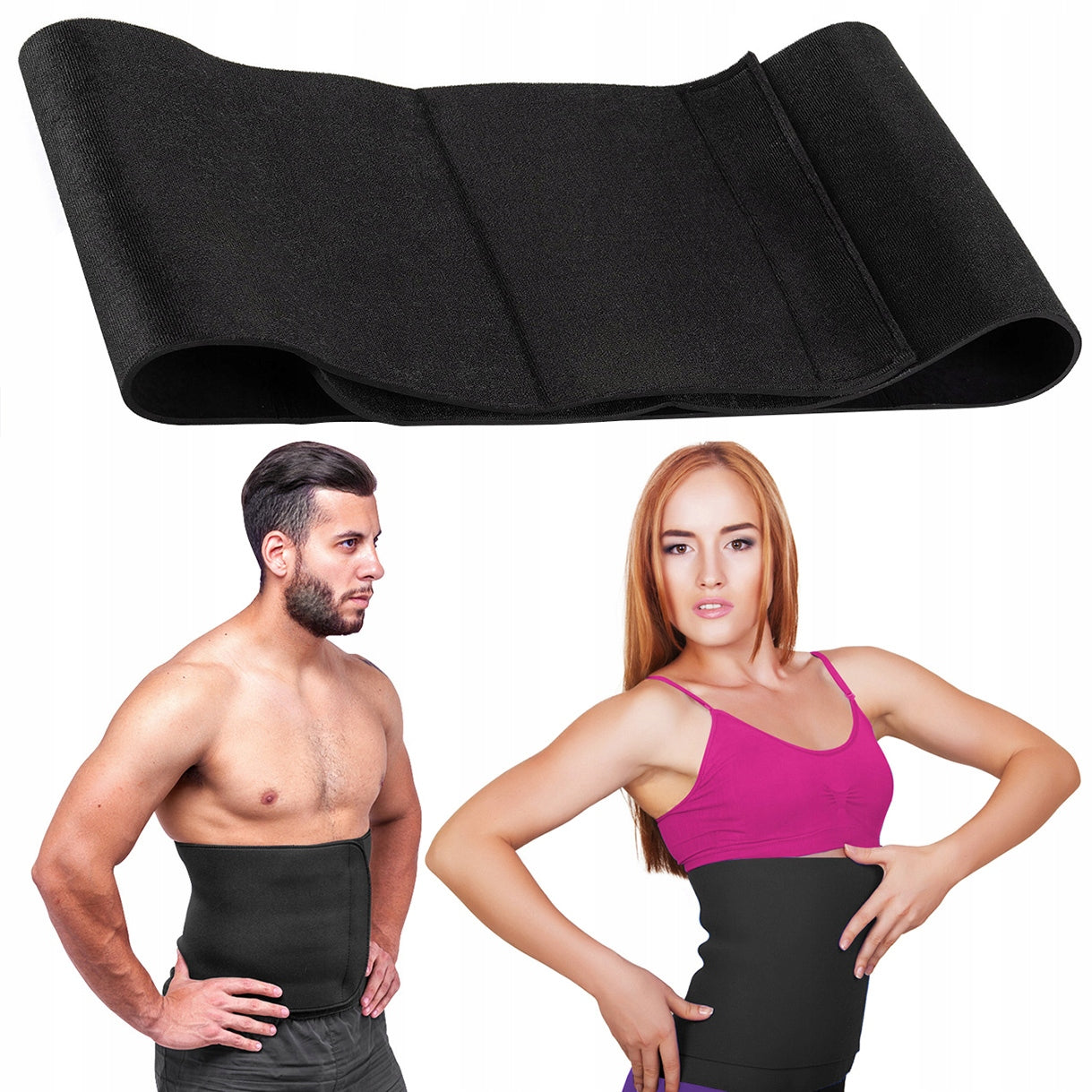 BELT NEOPRENE CORSET SLIMMING BELLY AND WAIST 18X95CM GYMTEK