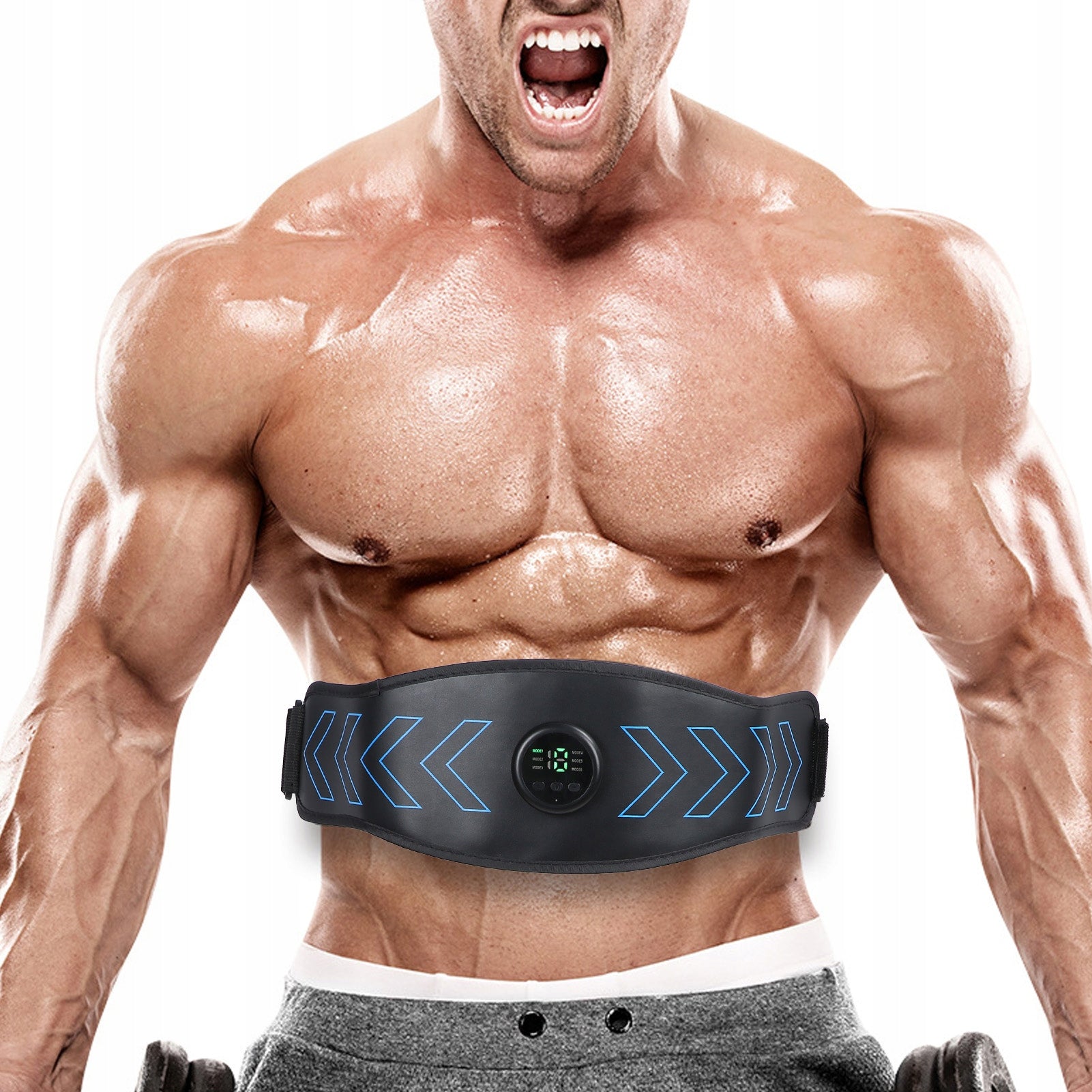 BELT VIBRATING MUSCLE SLIMMING MASSAGER EMS Manufacturer code 05934