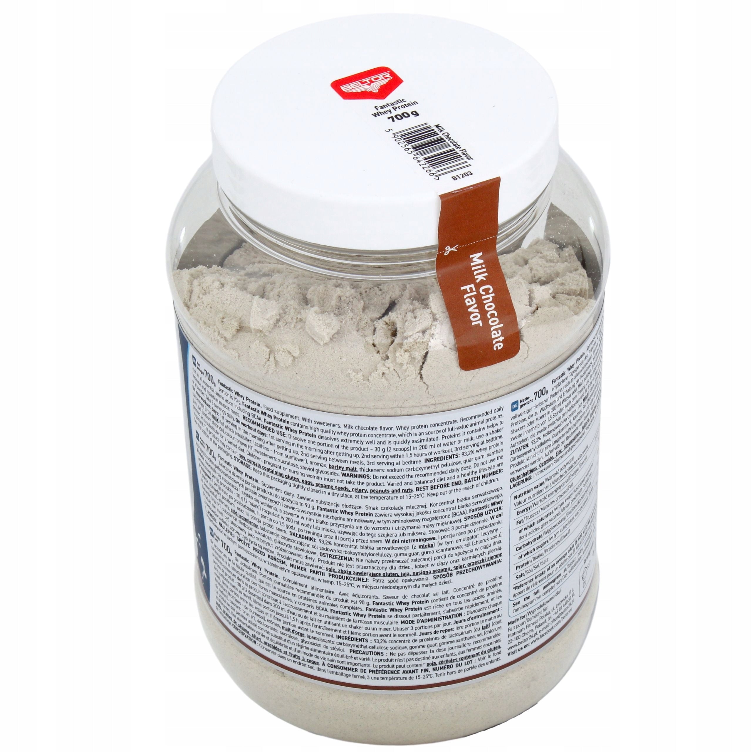 BELTOR CONCENTRATE FANTASTIC WHEY PROTEIN 700G MILK CHOCOLATE Name other