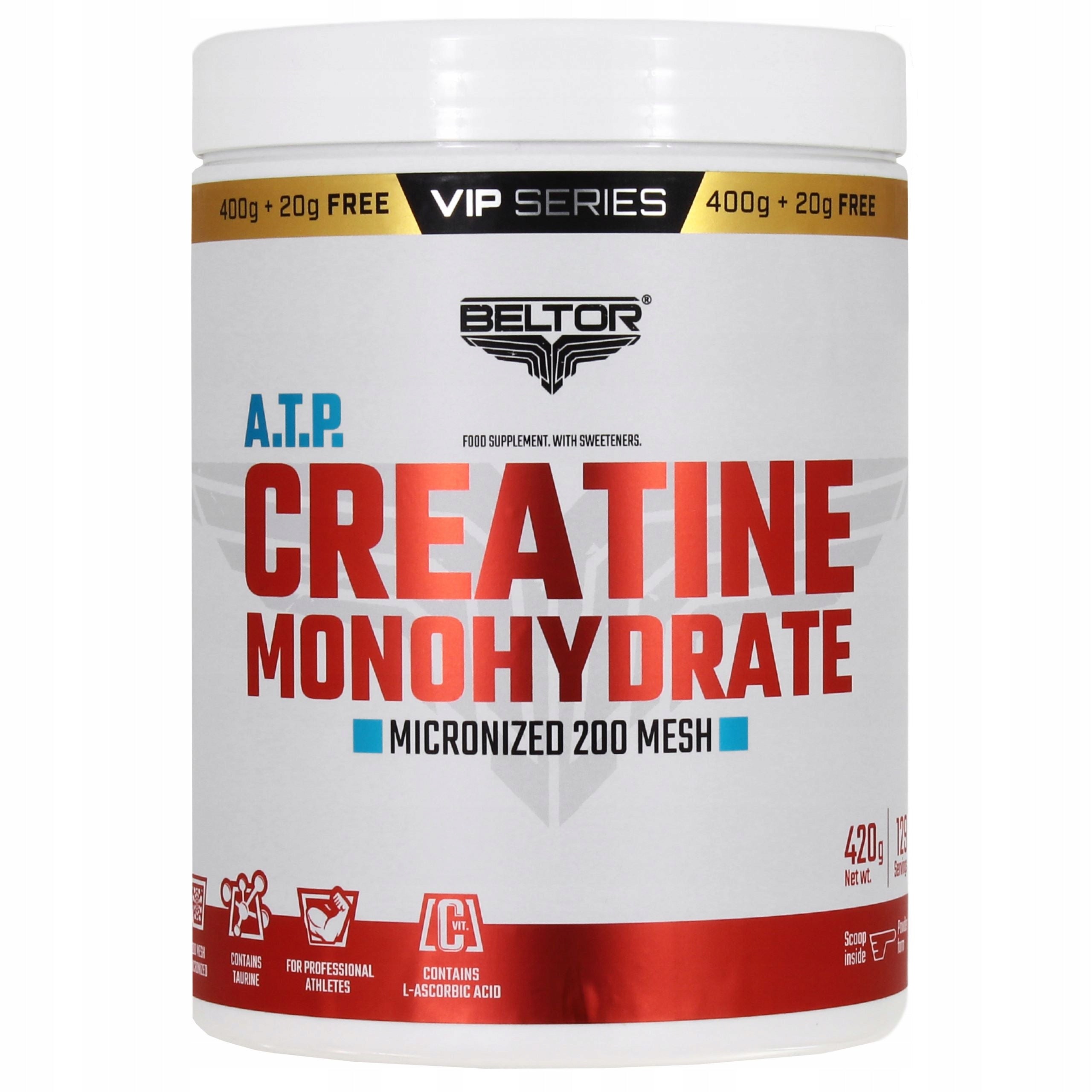BELTOR CREATINE A.T.P. CREATINE 420G VIP SERIES ORANGE Expiration date at least 1 year from the date of purchase