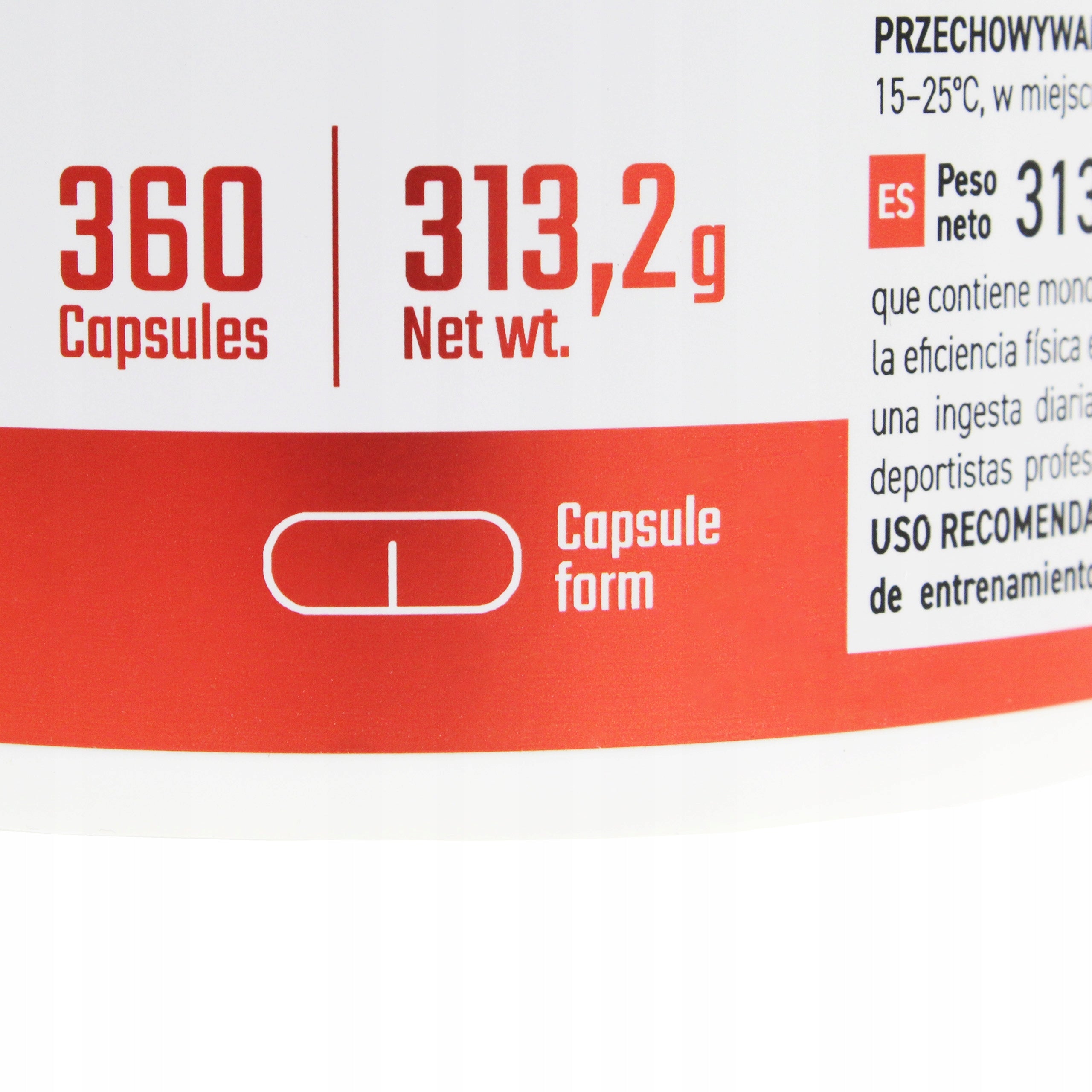 BELTOR CREATINE CAPS CREATINE MONOHYDRATE CAPSULES 360 KAPS Manufacturer code B1747