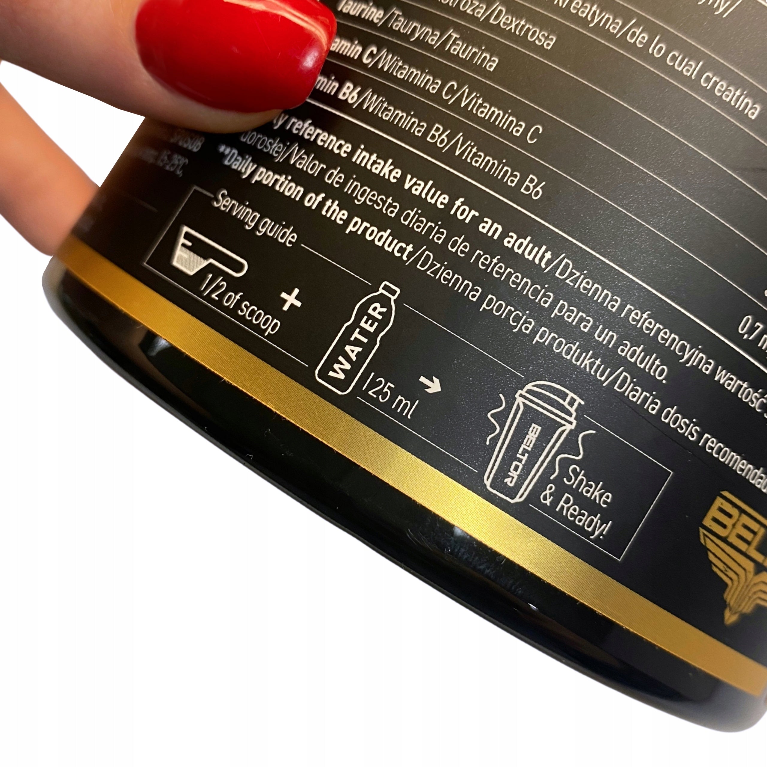 BELTOR CREATINE DRONE CREATINE MONOHYDRATE 320G VIP SERIES PEAR Number of servings per packaging 120