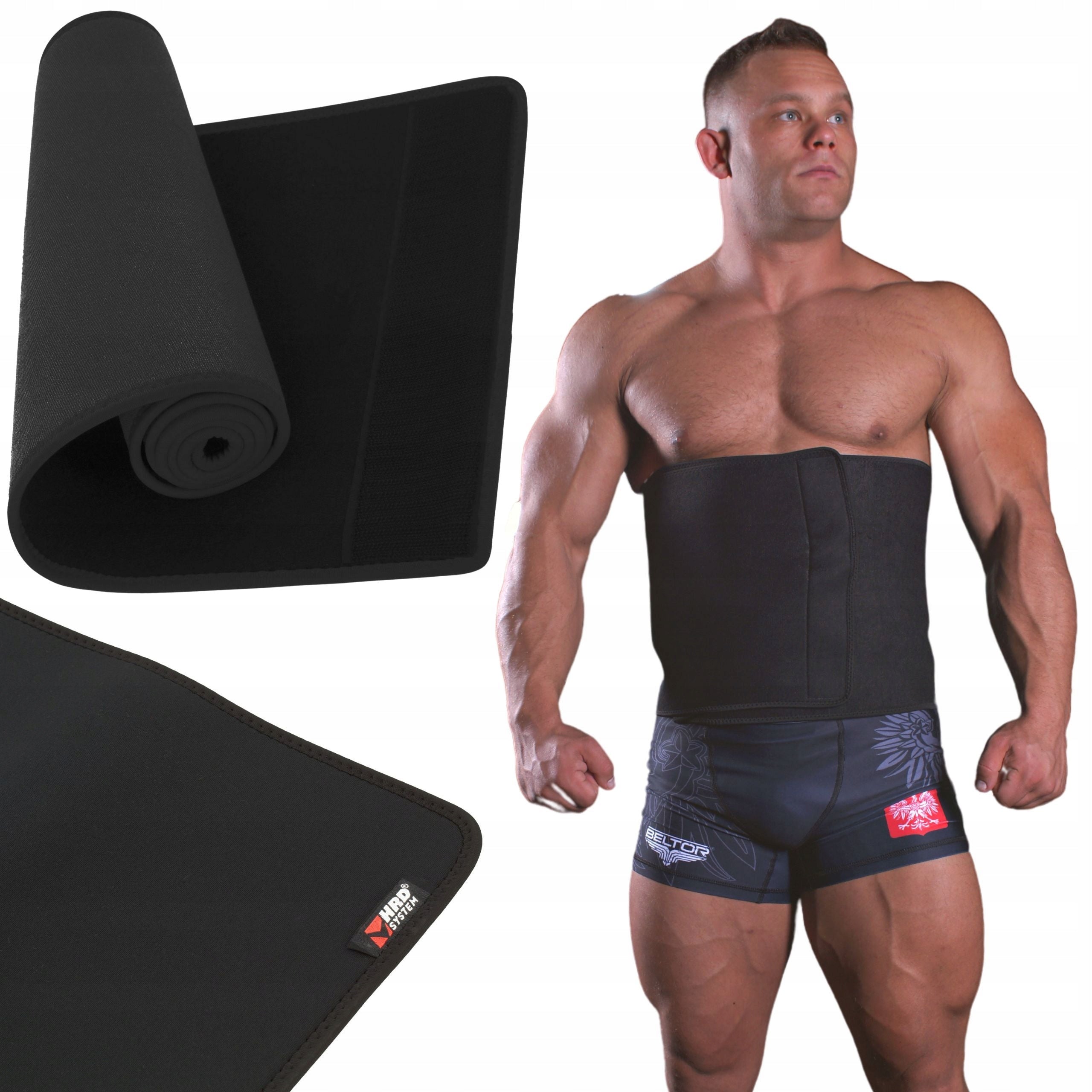 BELTOR NEOPRENE SLIMMING BELT BLACK 120 CM
