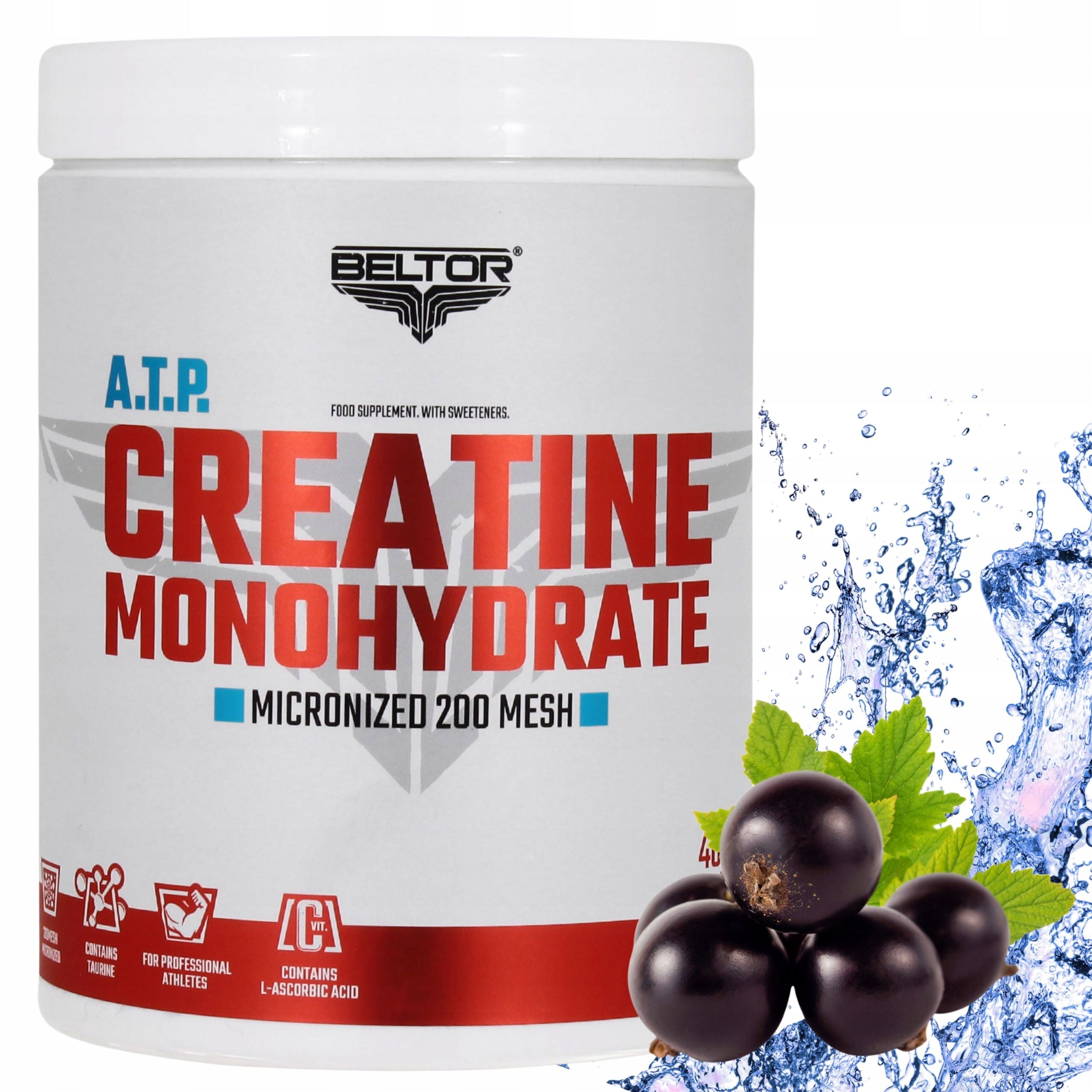 BELTOR STRONG CREATINE MONOHYDRATE A.T.P. 400G BLACKCURRANT