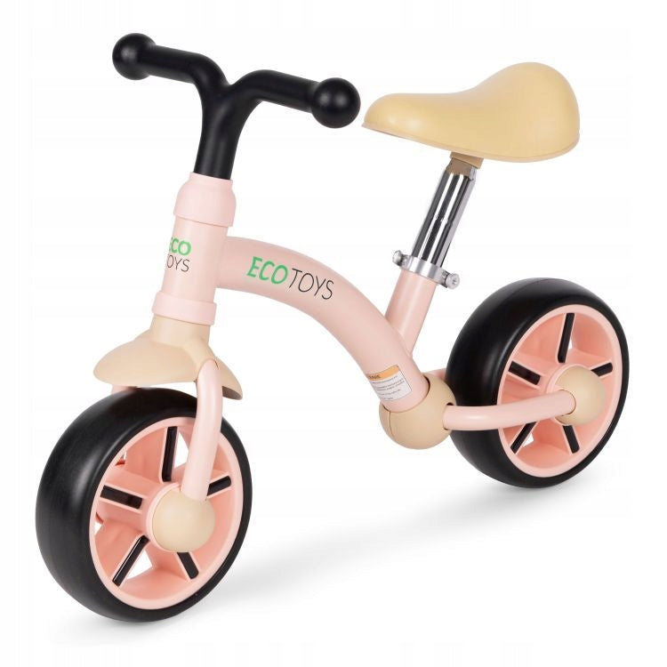 BEMI BALANCE BIKE FOR CHILDREN FOAM WHEELS ADJUSTMENT. SADDLE PINK Packaging status original