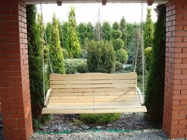 BENCH HANGING SEAT for patio swing 150 cm Polish Seat width 55 cm