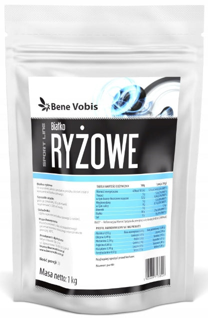 BENE VOBIS RICE PROTEIN 1000g WITH VEGAN SEEDS