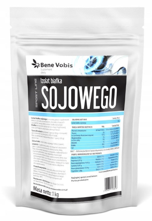 BENE VOBIS SOY PROTEIN ISOLATE 1000g SOY PROTEIN SOY