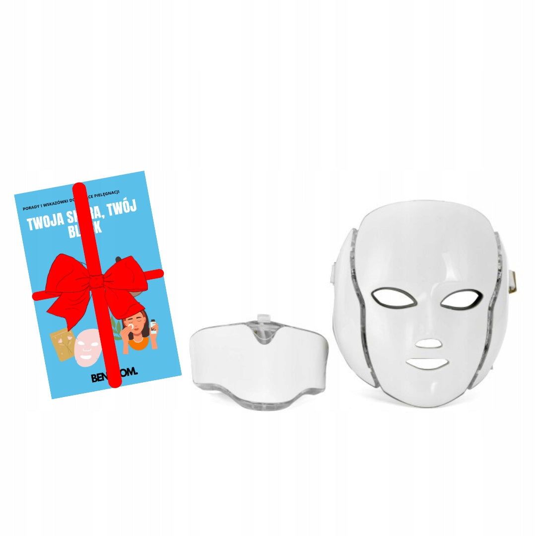 BENECOM LED Photon Mask for Face and Neck 7Color