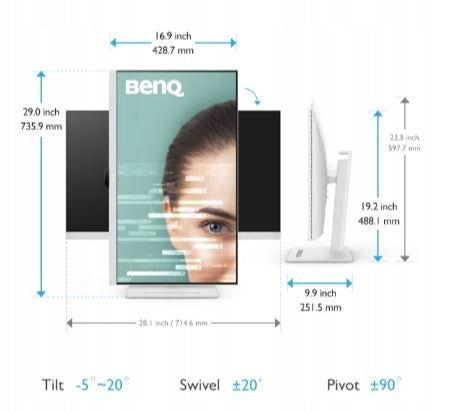 BENQ Monitor 31.5 inch GW3290QT 2K 5ms/IPS/HDMI/75Hz Brand BenQ