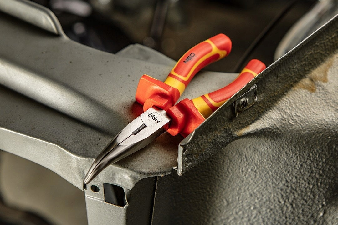 BENT PLIERS ELONGATED 160mm INSULATION UP TO 1000V TUV FOR NEO ELECTRICIAN Packaging status original