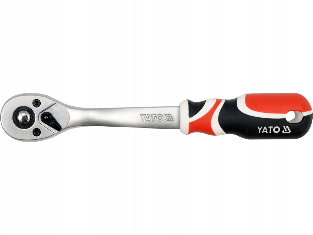 BENT RATCHET WITH 5-STEP STROKE 72 TEETH 3/8' 200MM YT-0731 YATO Packaging status original