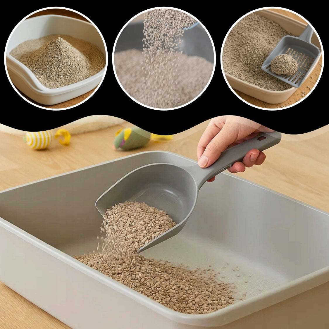 BENTONITE CAT LITTER 5L LAVENDER CLUMPING NATURAL FOR LITTER BOXES Brand MEMFLOW