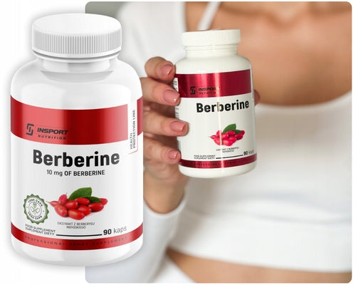 BERBERINE 500mg 90 kap Berberine Heart DIABETES Skin SLIMMING | INSPORT Brand Insport Nutrition