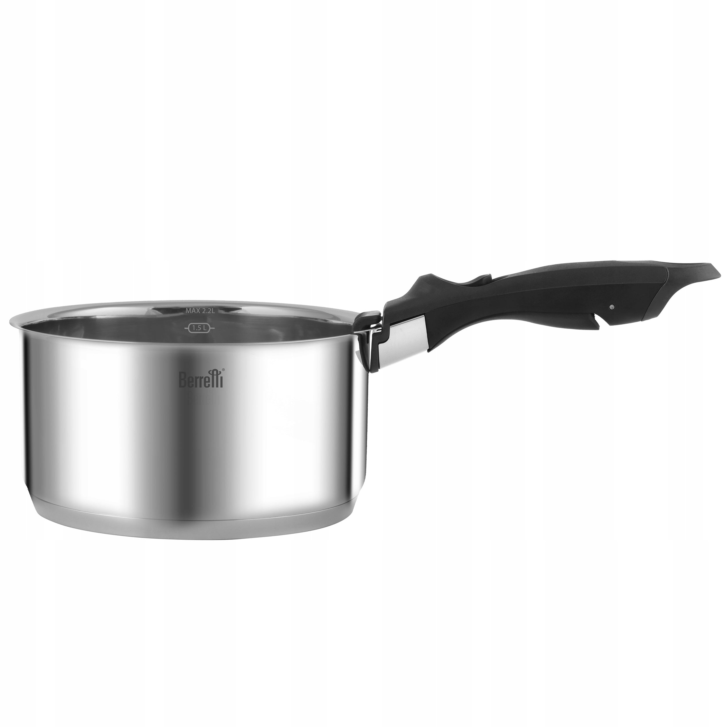 BERRETTI SET OF POTS WITH DETACHABLE HANDLE + LIDS COMODO 6el. 16/18/20cm Brand Berretti