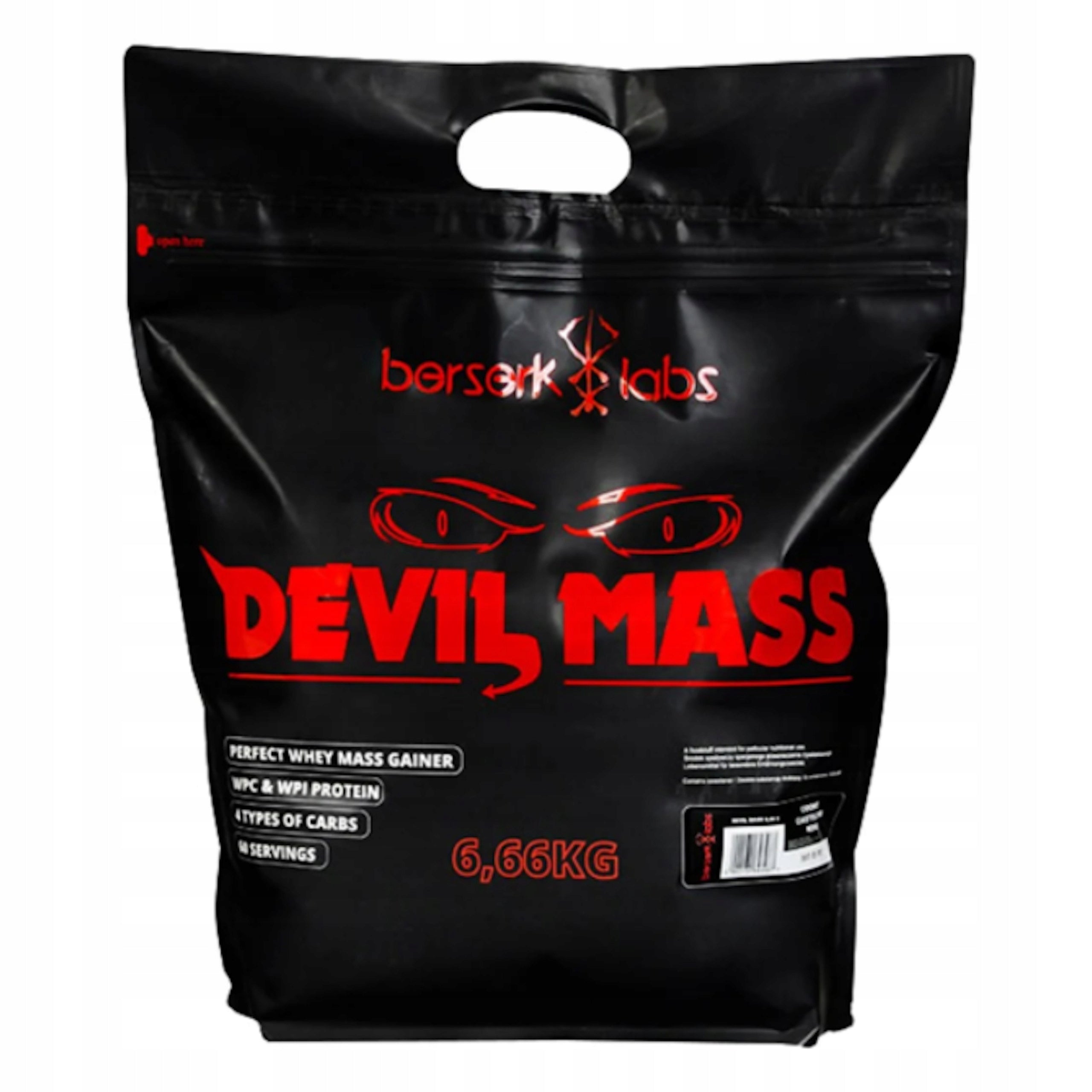 BERSERK LABS DEVIL MASS 6660g 6.66kg GAINER MUTANT