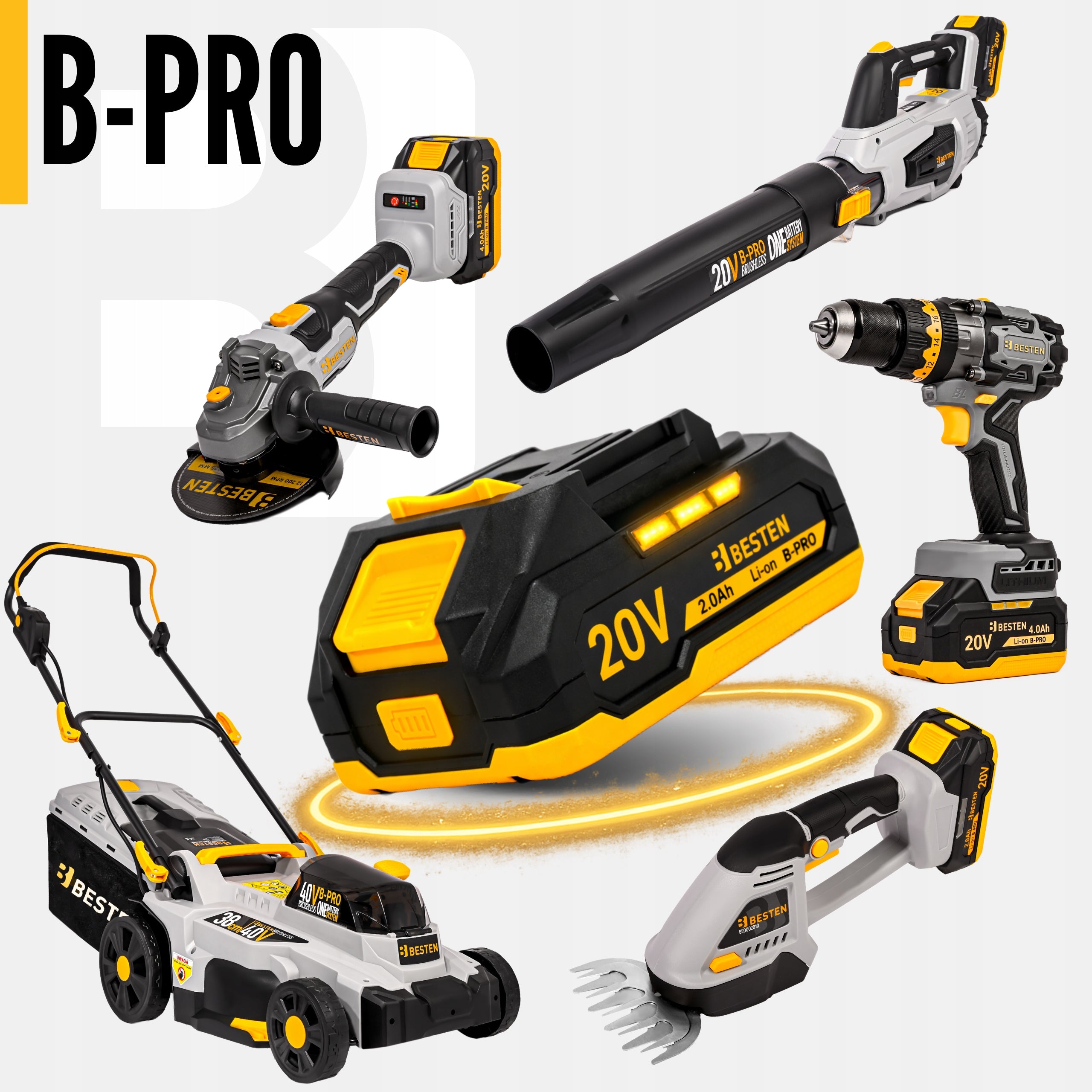 BESTEN Cordless Impact Screwdriver Brushless 75Nm 2xAku Manufacturer code BE0002885