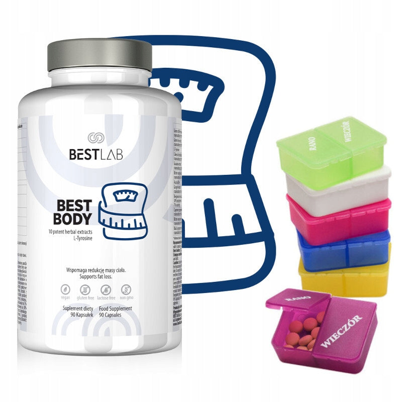 BESTLAB BestBody SLIMMING WEIGHT AND APPETITE CONTROL 90 kaps. + FREEBIE