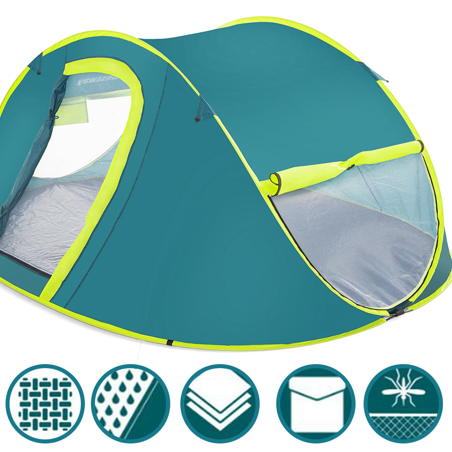 BESTWAY 4-Person Tourist Tent Self-Assembly Automatic 68087 Additional features pockets ventilation system