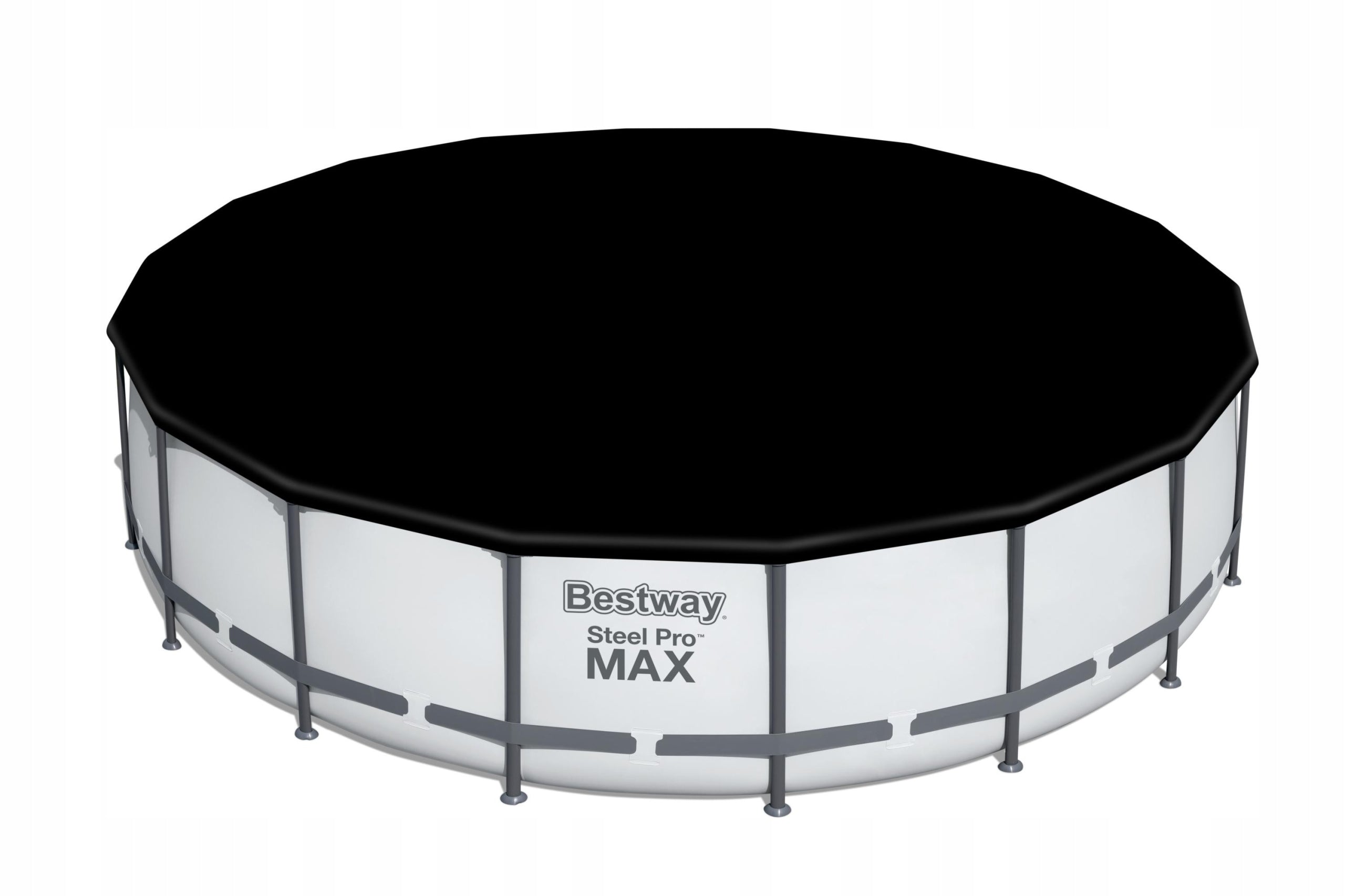 BESTWAY 56462 FRAME POOL ROUND STEEL PRO MAX 5W1 549X122 CM 18FT Brand Bestway