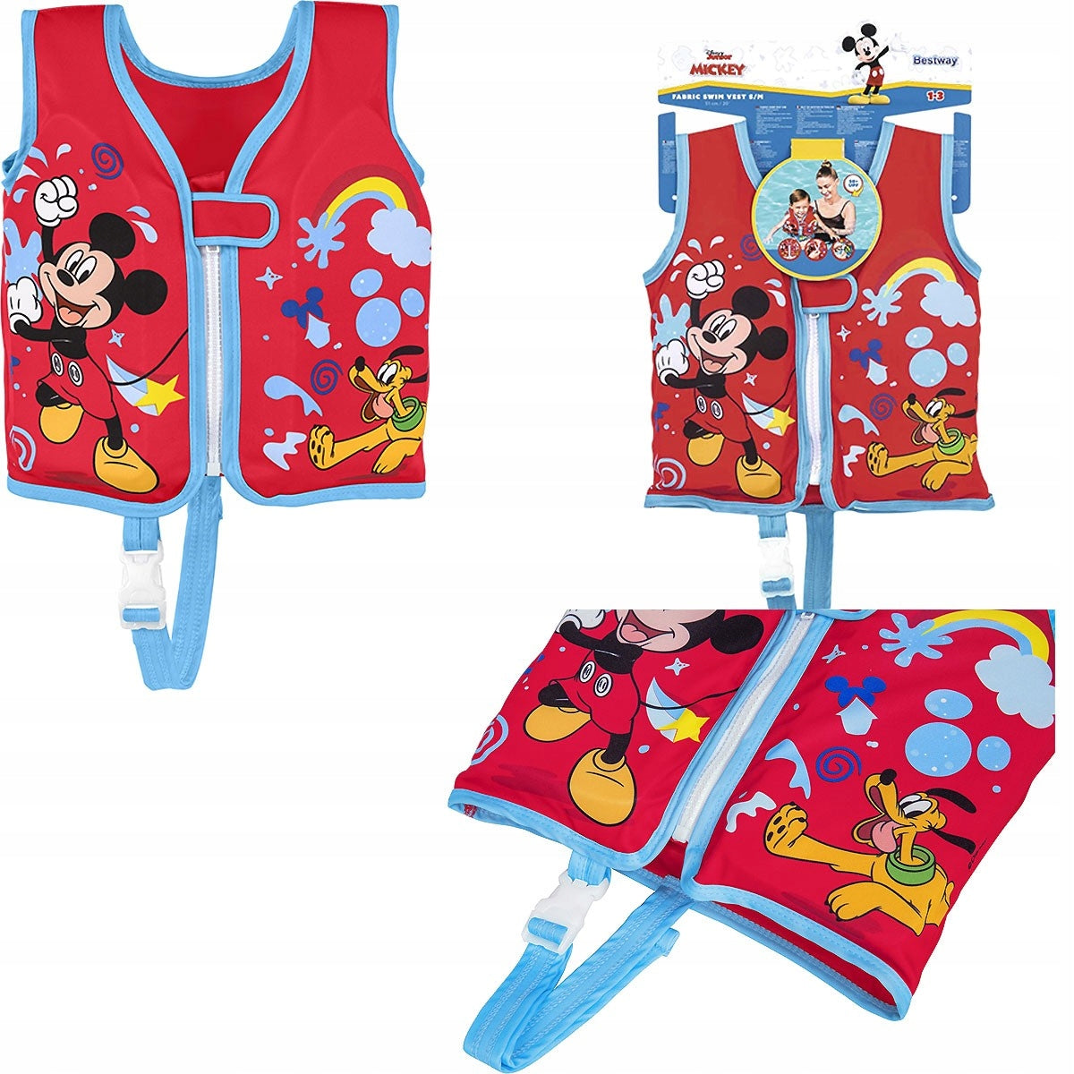 BESTWAY 9101D MICKEY MOUSE FOAM VEST 1-3L Manufacturer code 9101D