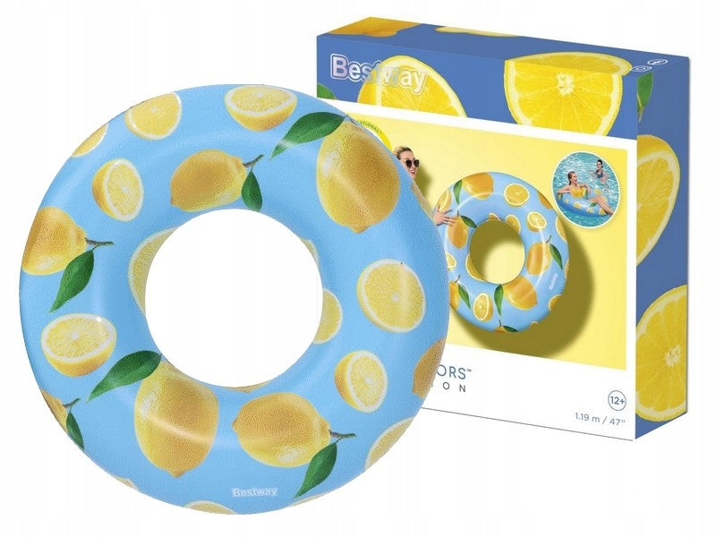 Pripučiamas ratas Bestway Scentsational Lemon, 119 cm